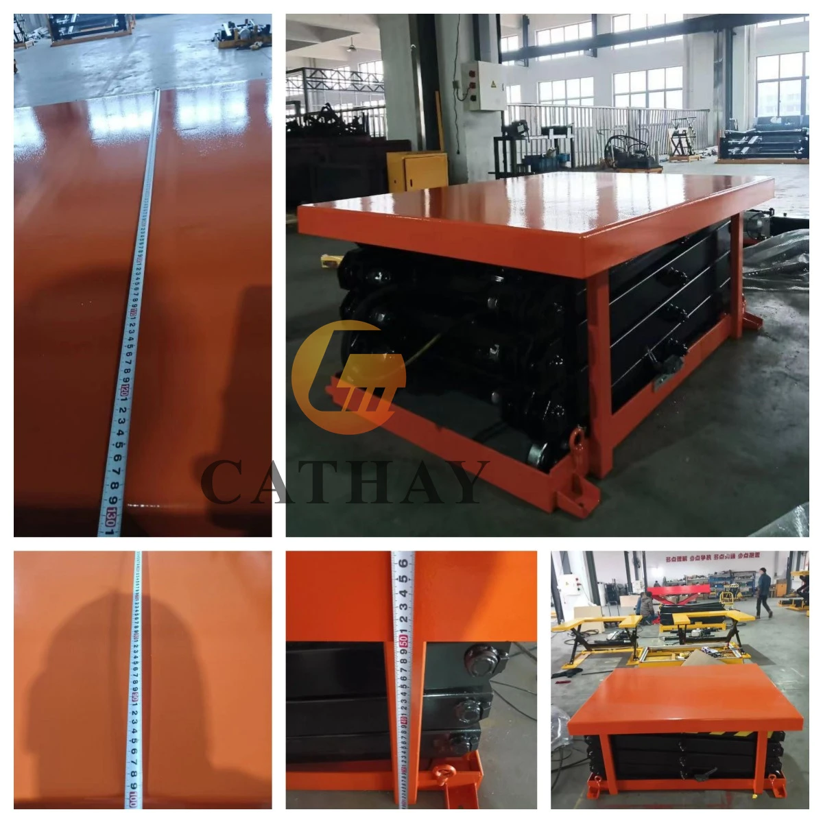 Customized stationary scissor lift table are ready to ship to France-Shandong Cathay Machinery Co Ltd Customized stationary scissor lift table are ready to ship to France-Shandong Cathay Machinery Co Ltd