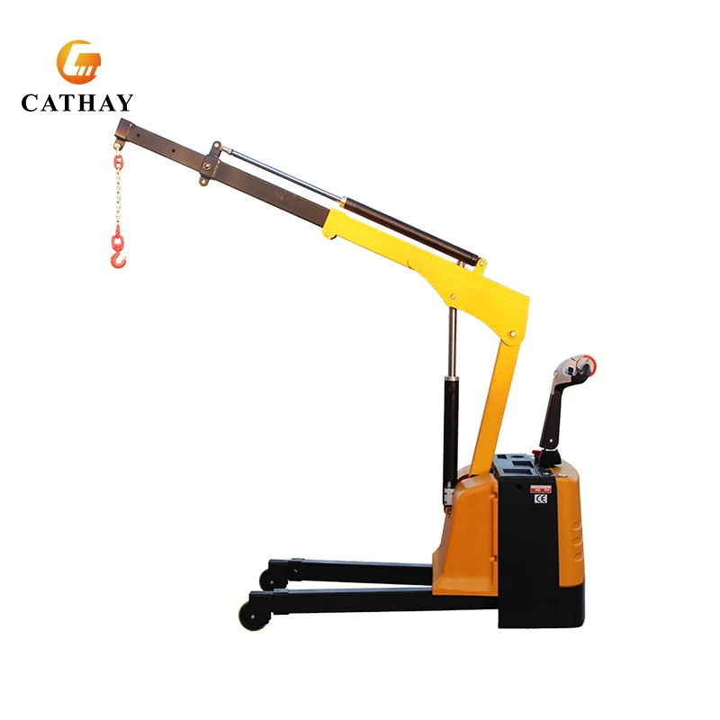 hydraulic mobile floor crane 4